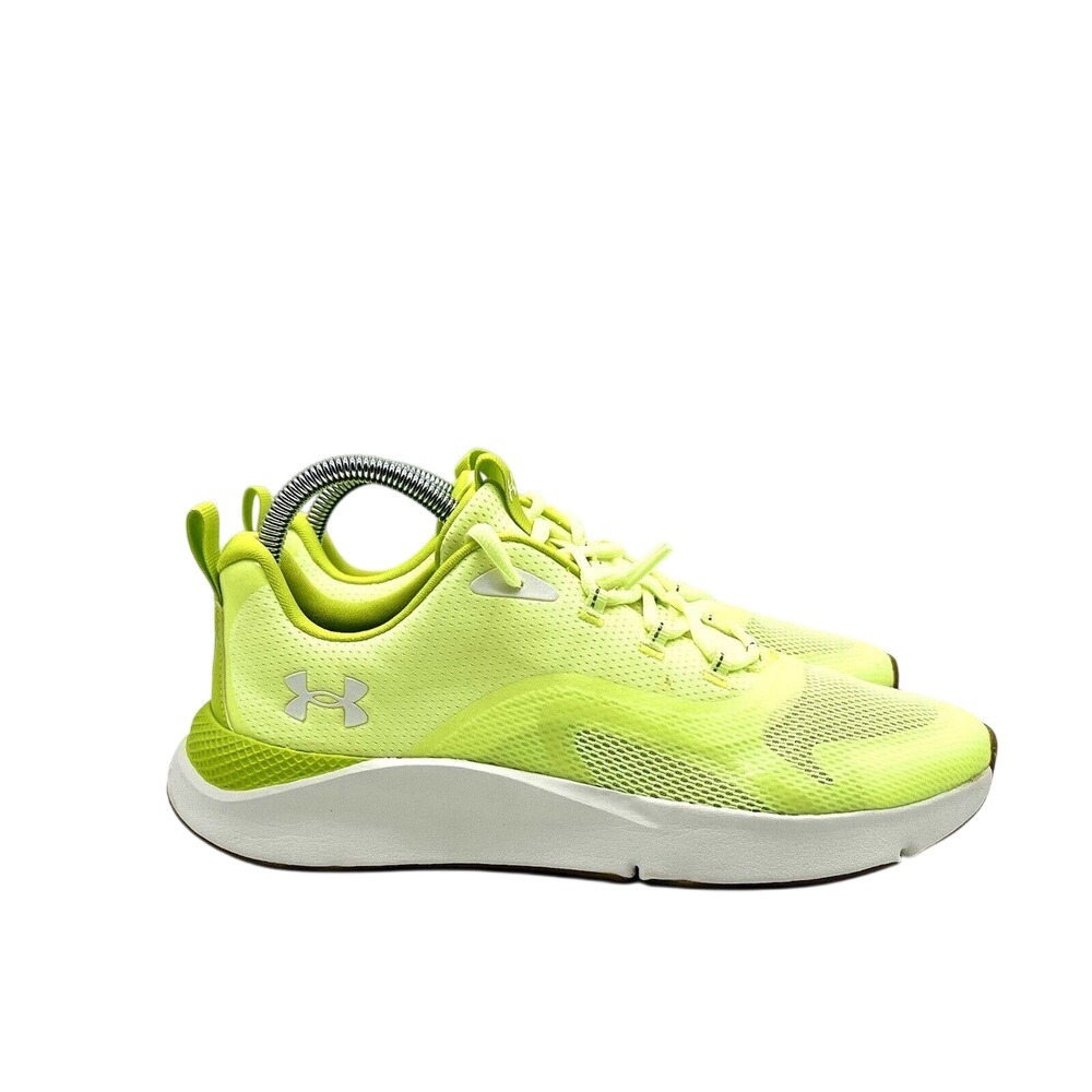 Under Armour Charged Aurora Womens 9 Training Shoes Neon Lime Yellow 3022951-300